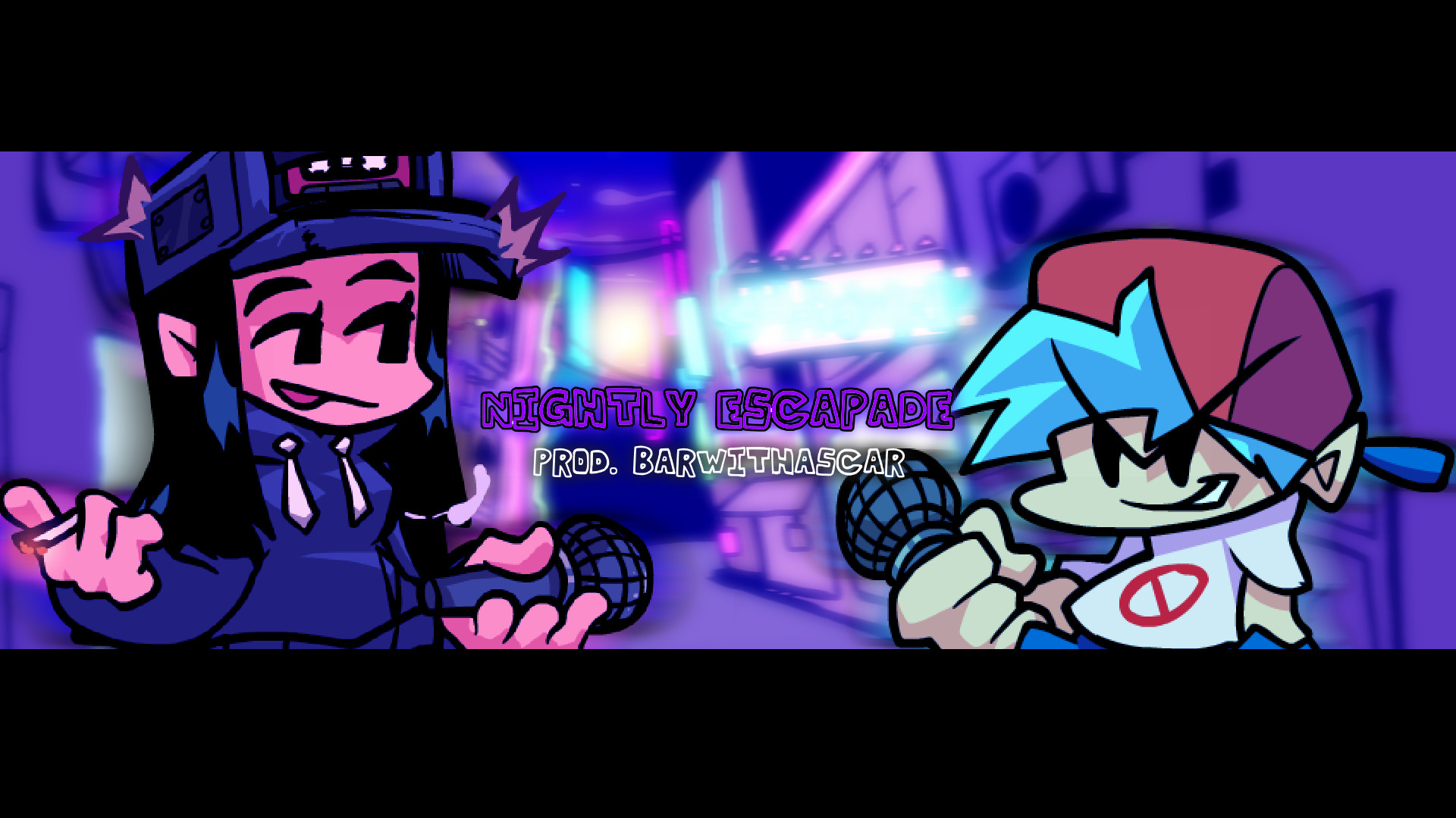 Nightly Escapade Funkin' Mix(CG & BF)