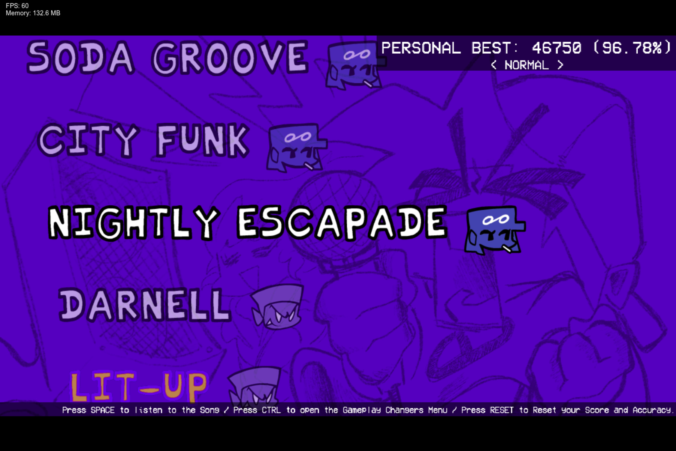 Nightly Escapade Funkin' Mix(CG & BF) [Friday Night Funkin'] [Mods]