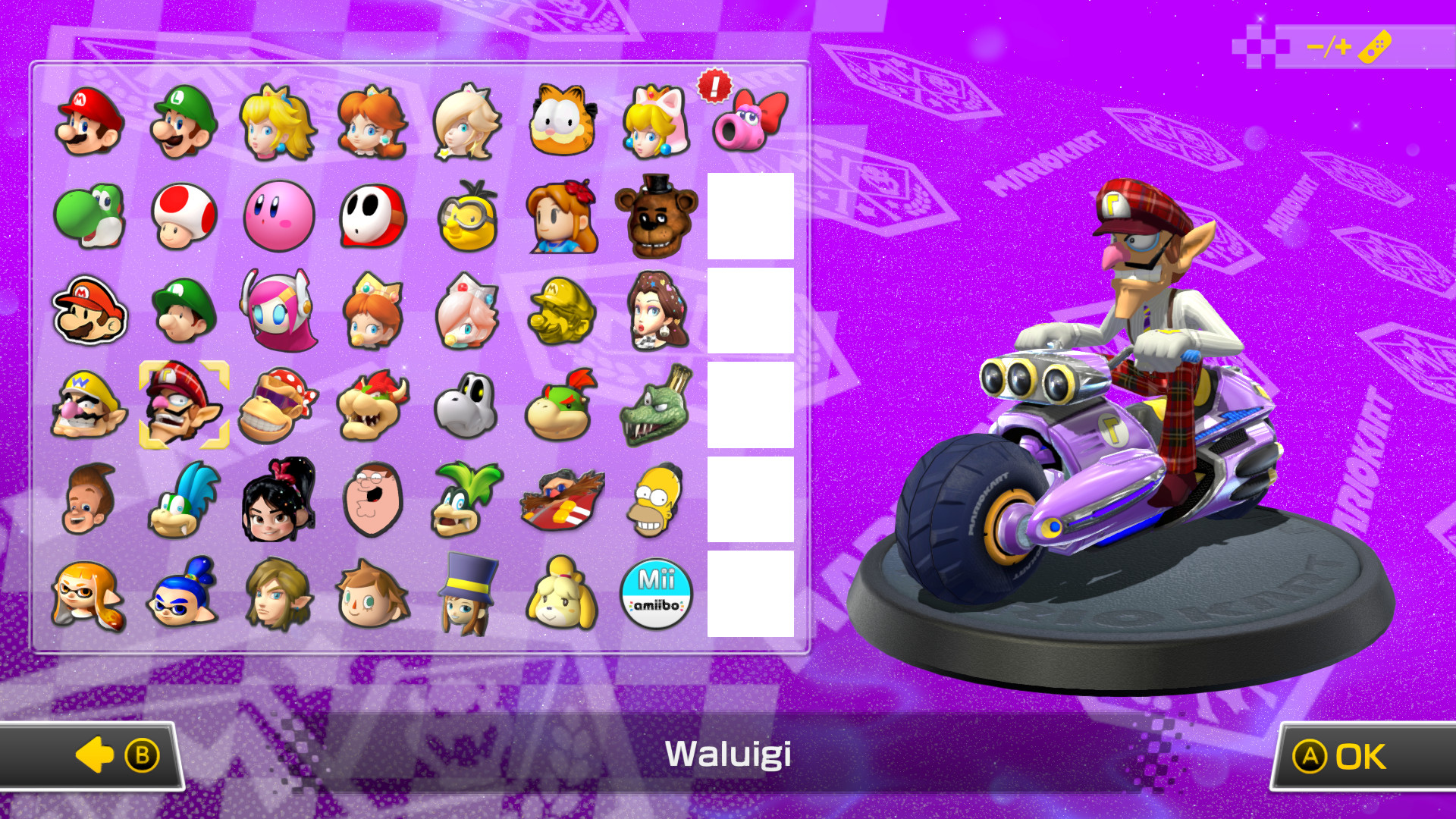 Bus Driver Waluigi Mkt Mario Kart 8 Deluxe Mods 