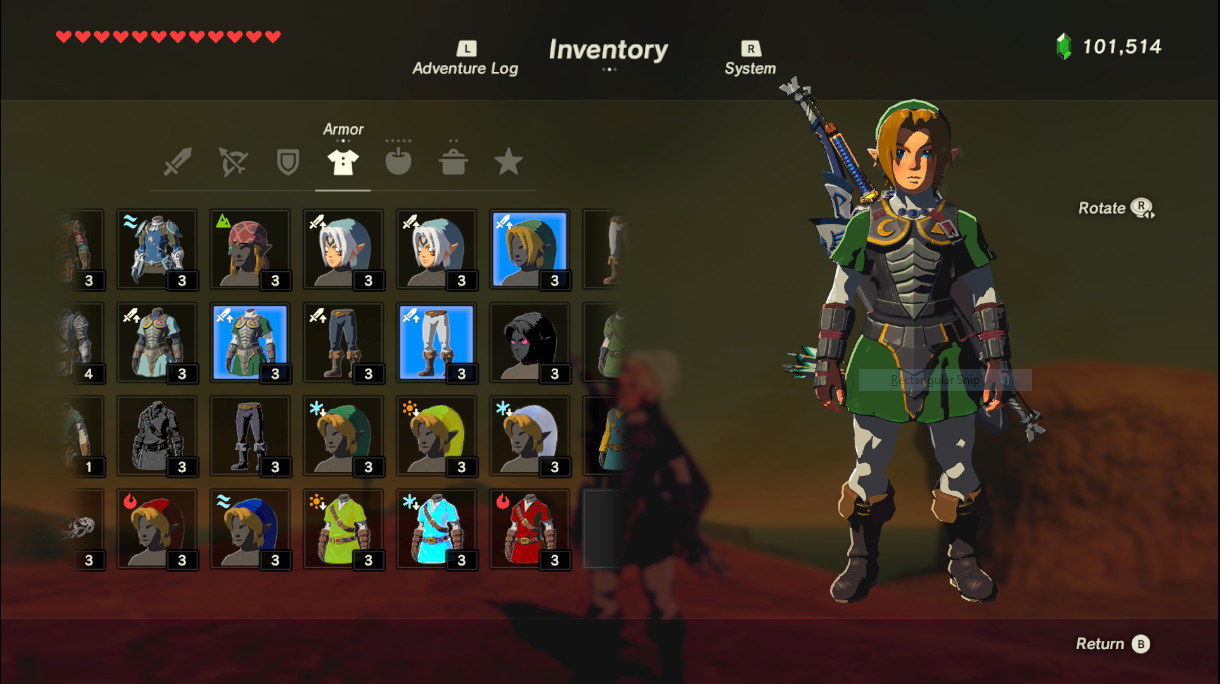 Green Fierce Deity Armor [Standalone] [The Legend of Zelda: Breath of the  Wild (WiiU)] [Mods]