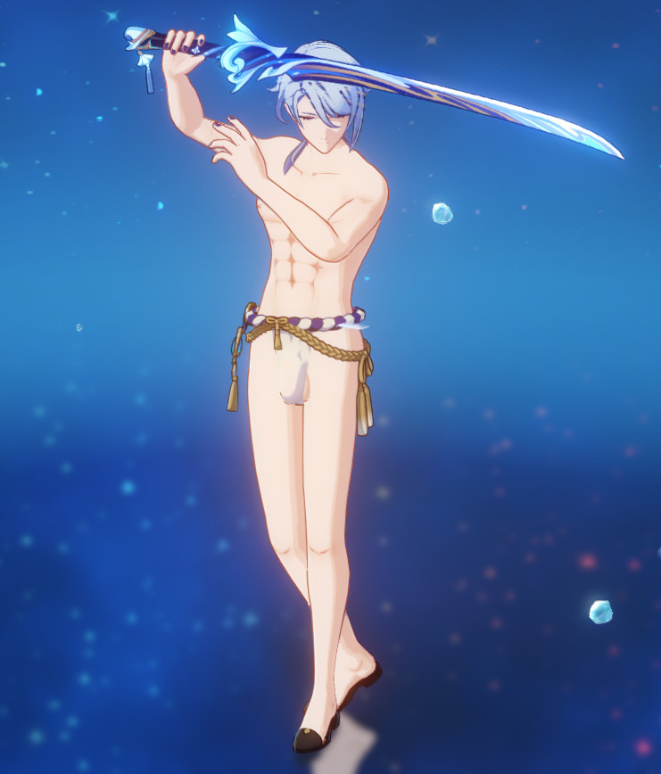 Kamisato Ayato Fundoshi Mod