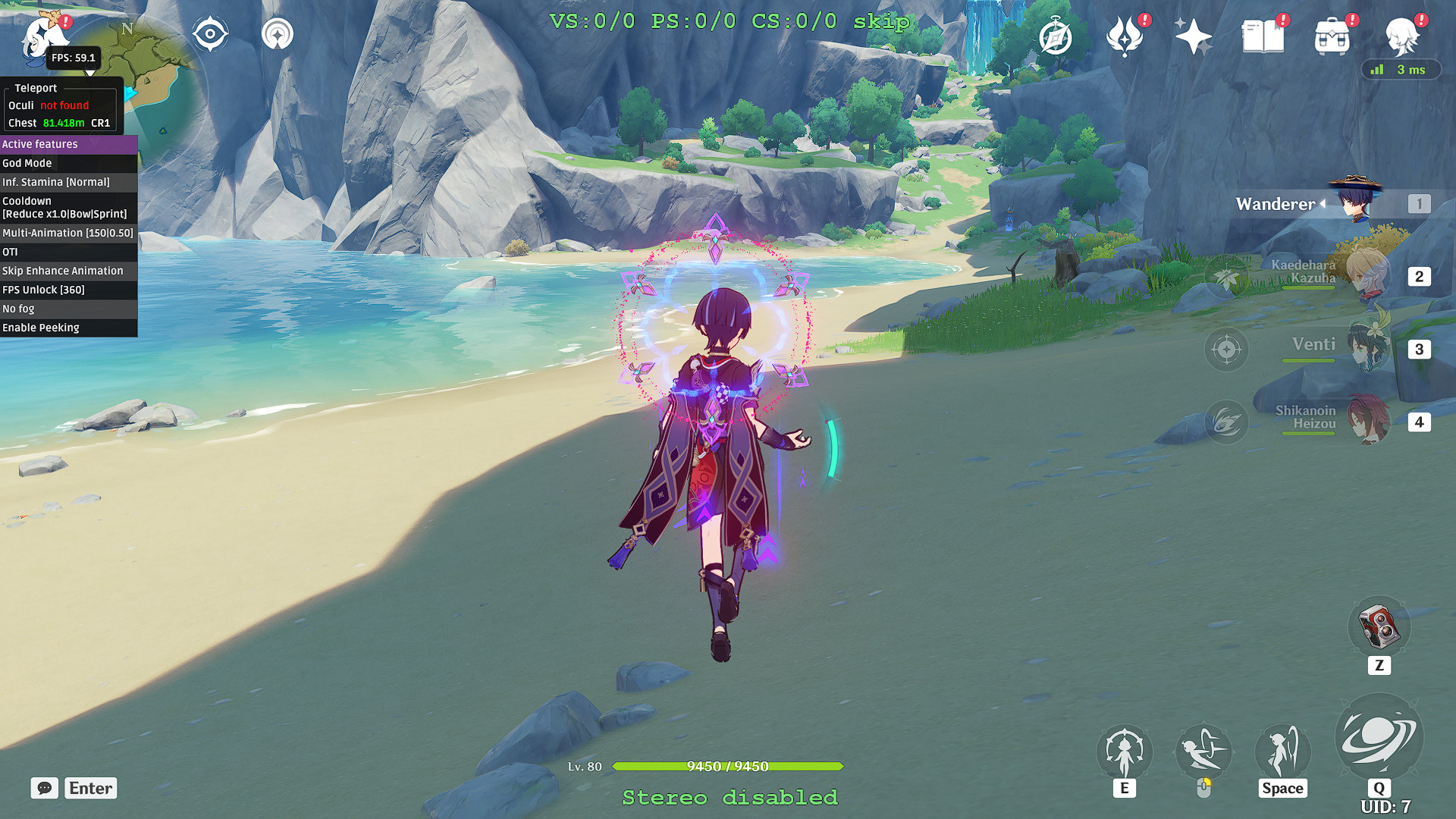Scaramouche/wanderer galaxy effect recolor