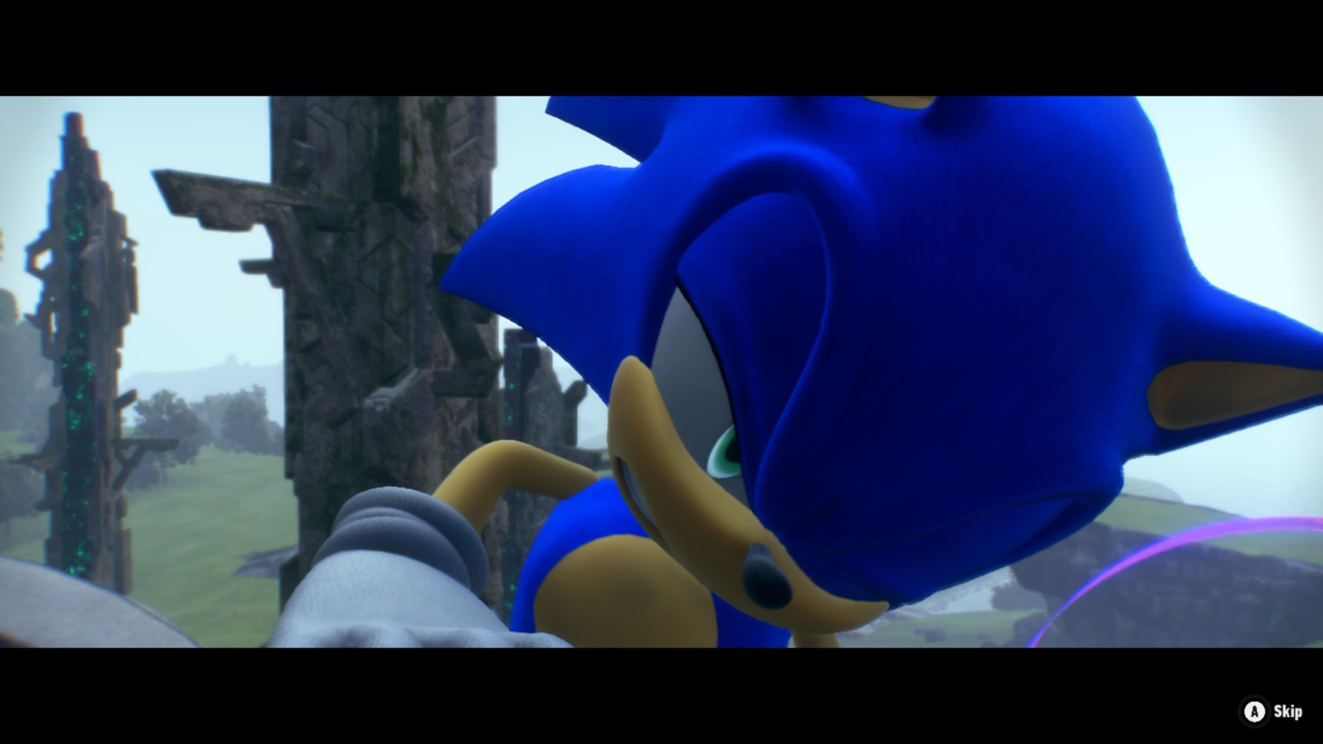 Sonic with eyelashes [Sonic Frontiers] [Mods]