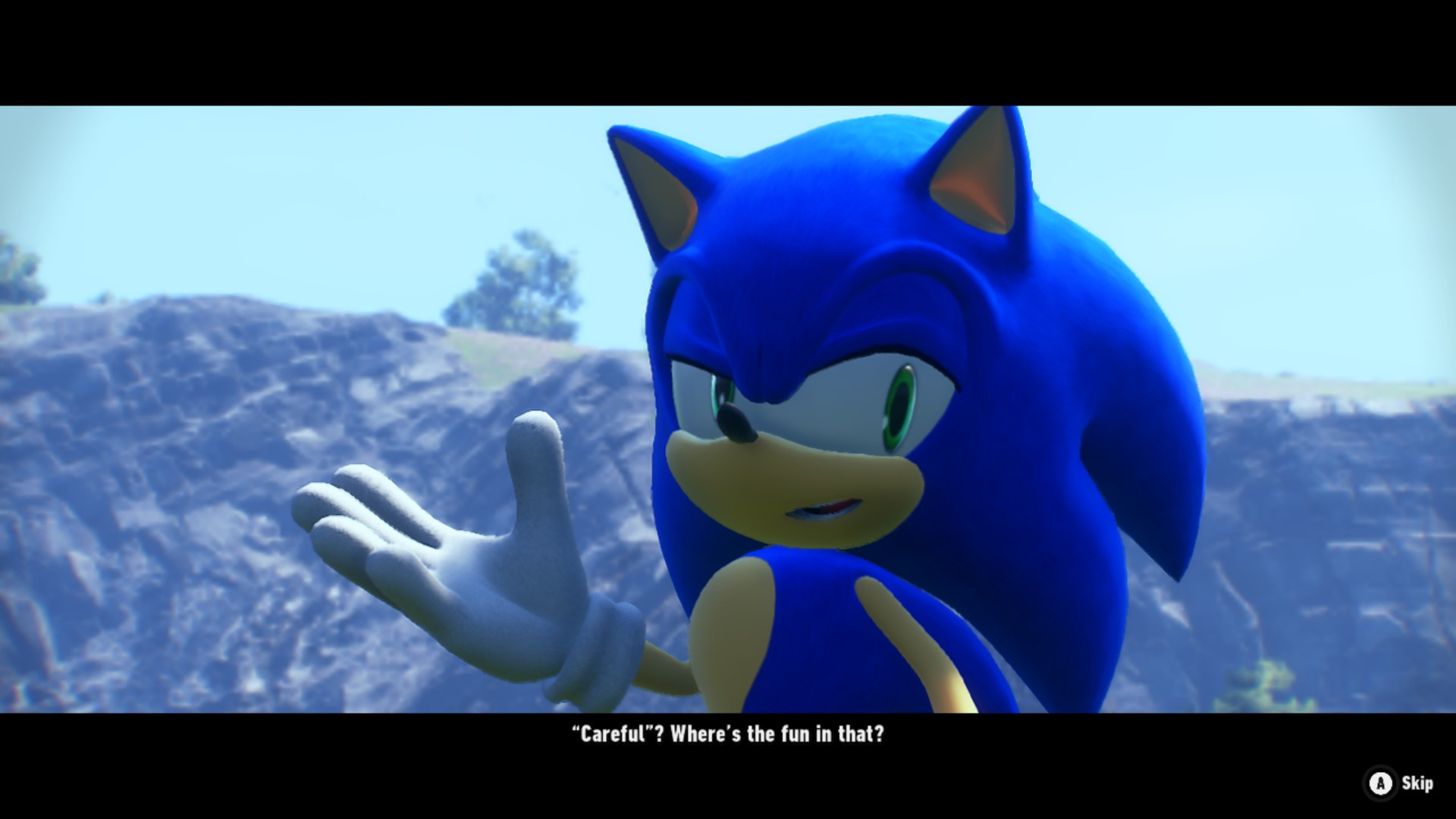 Sonic with eyelashes [Sonic Frontiers] [Mods]