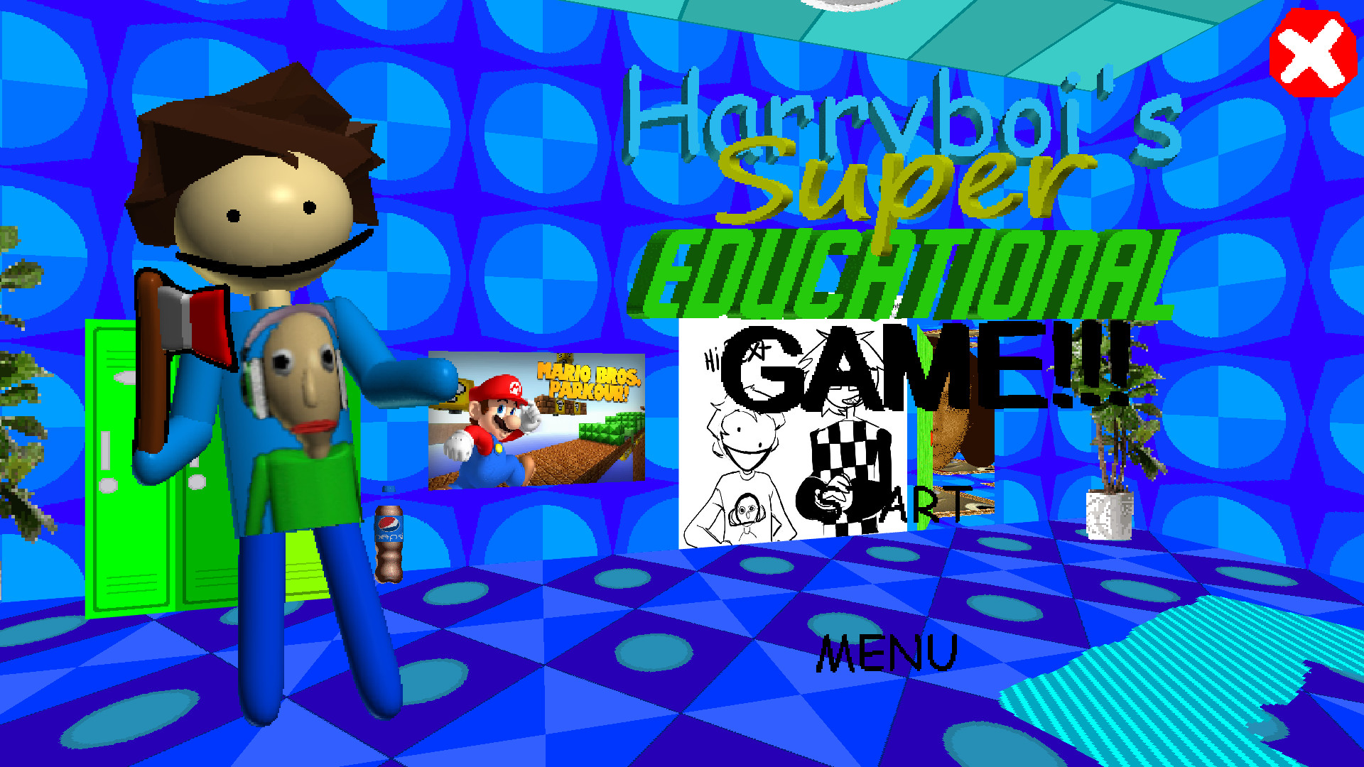 how to download baldi field trip mod menu / X