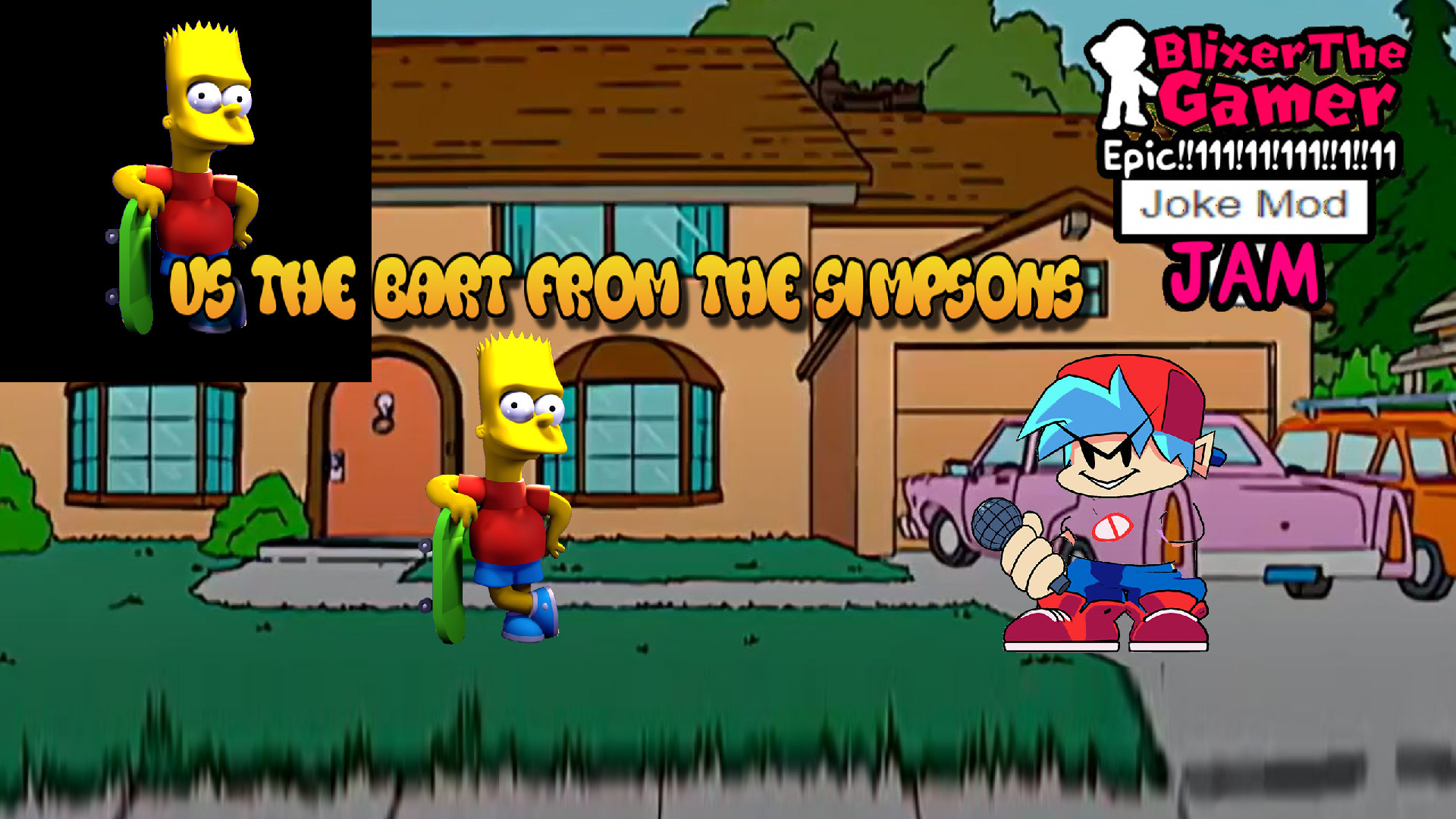 FUNNY PNG MOD vs  gares simpson[Epic Joke Mod Jam]