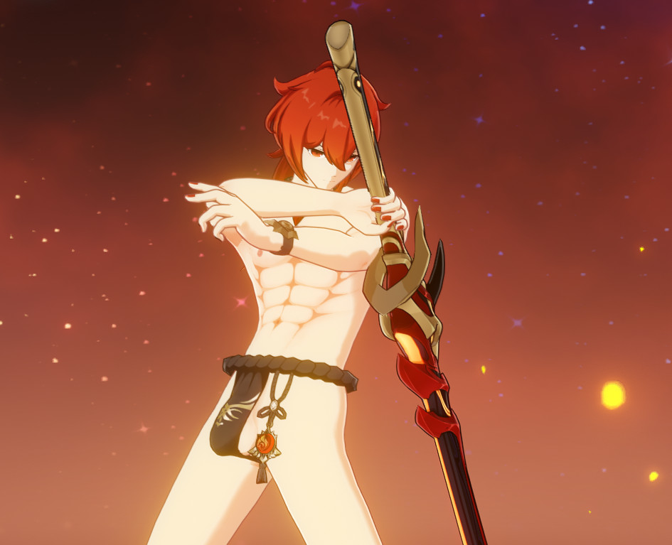 Diluc Fundoshi Mod