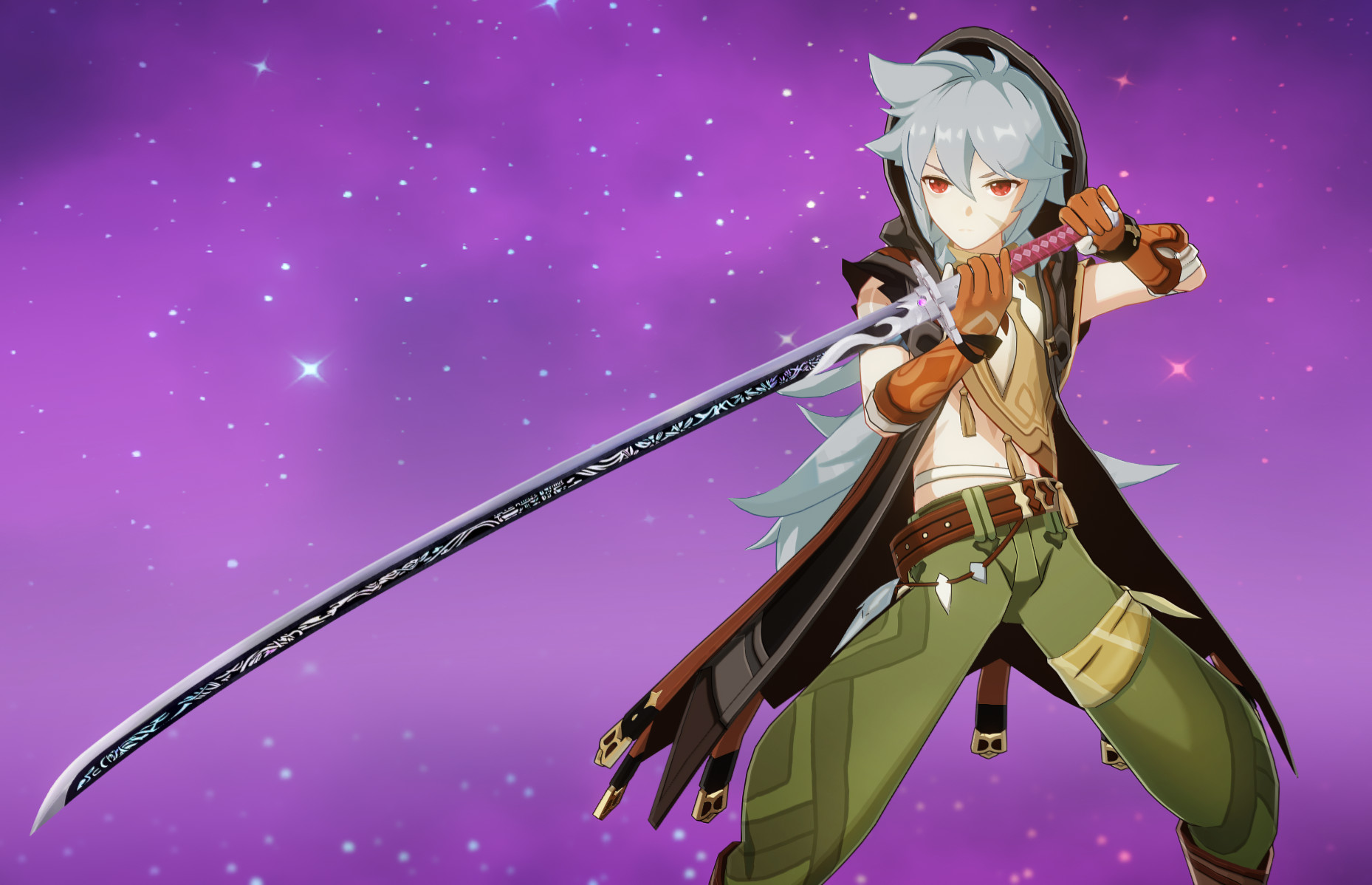 Shizuna's Odachi from Kuro no Kiseki [Genshin Impact] [Mods]