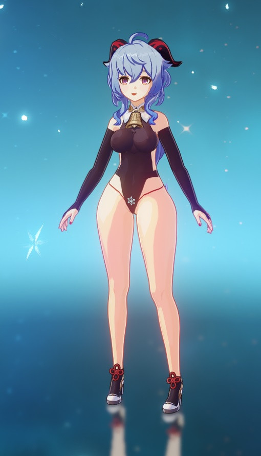 Ganyu Lewd and Thick Mod