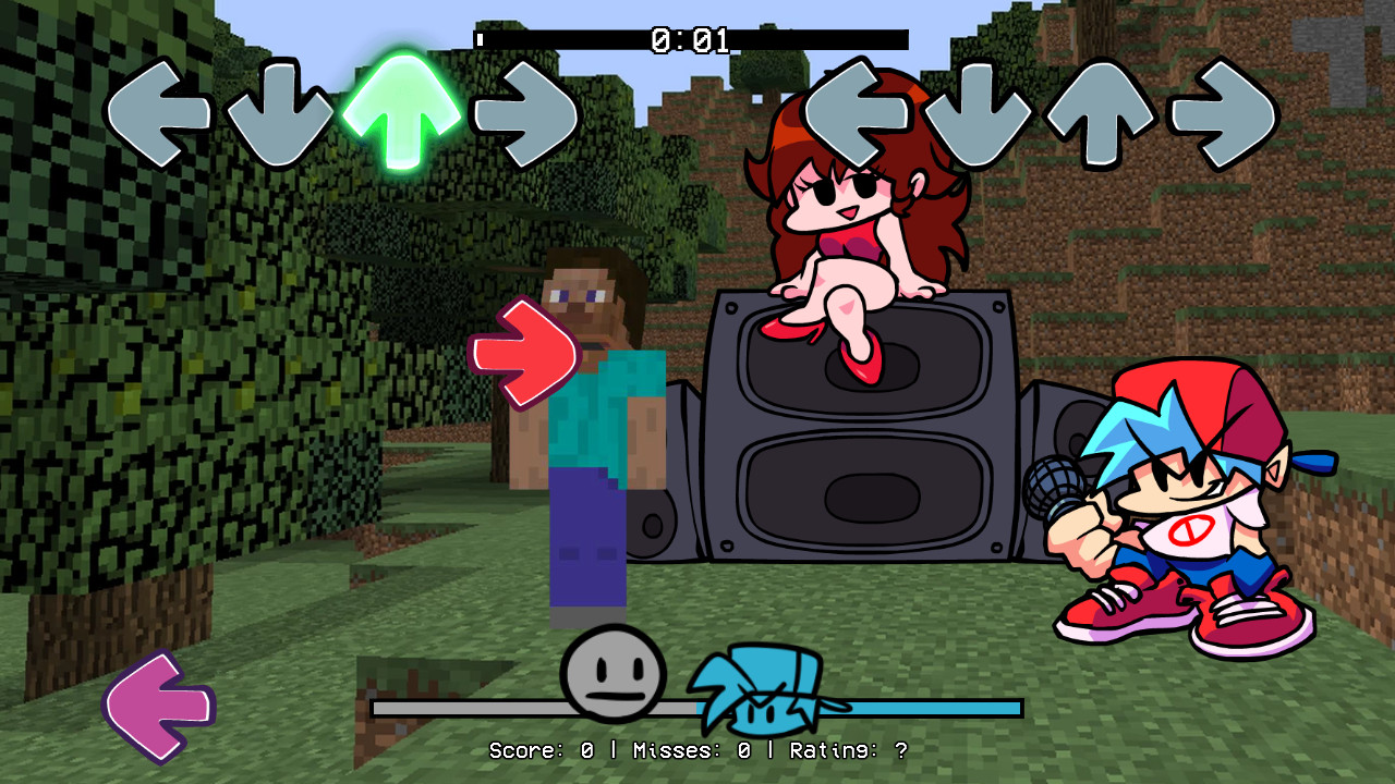 friday nihgt funking: minecraft mixrzzz!!! (demo)