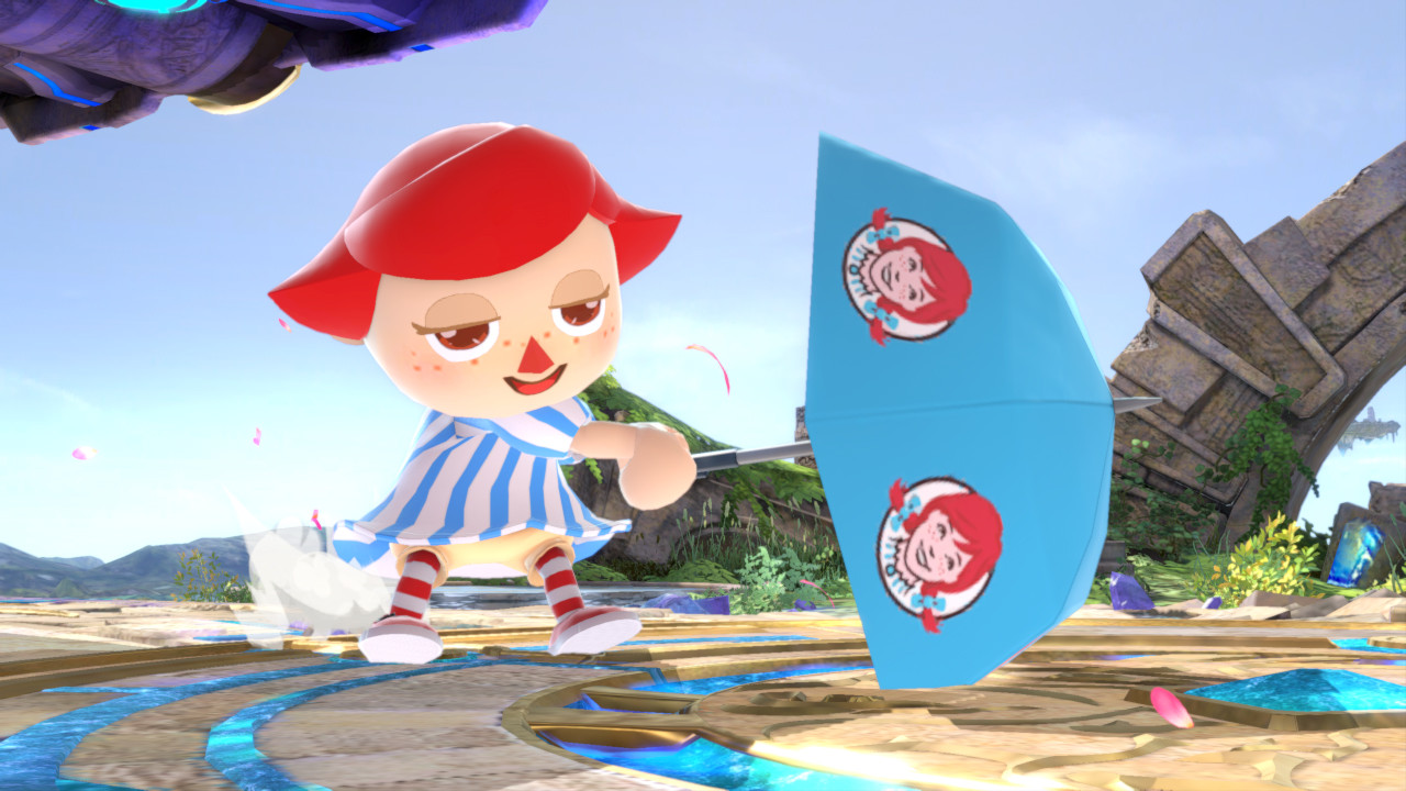 Wendy's Villager [Super Smash Bros. Ultimate] [Mods]