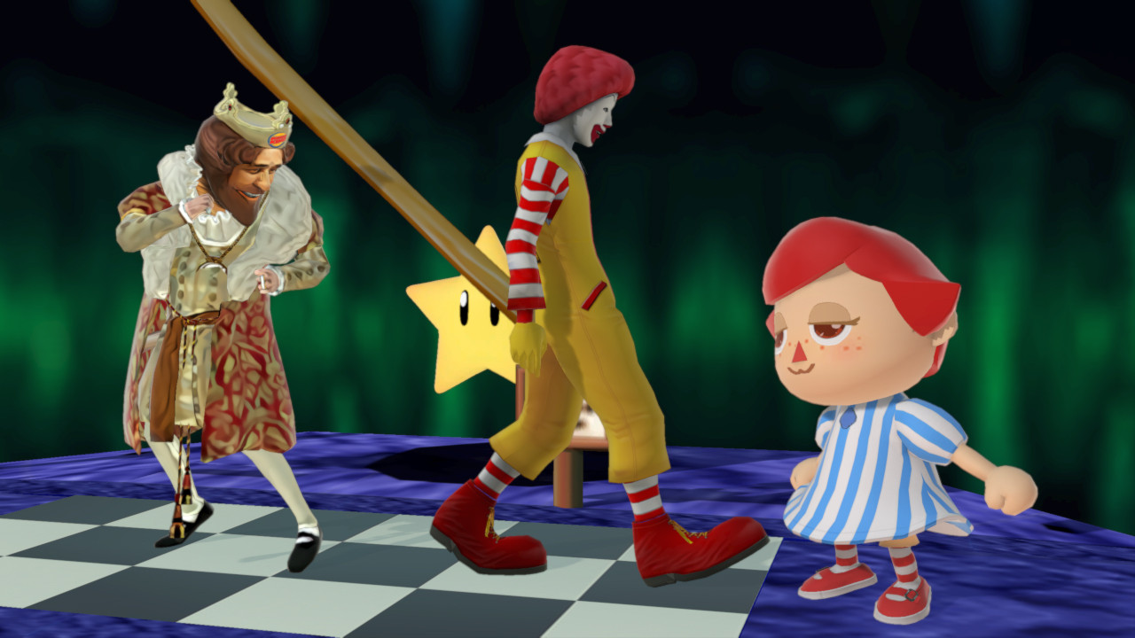 Wendy's Villager [Super Smash Bros. Ultimate] [Mods]