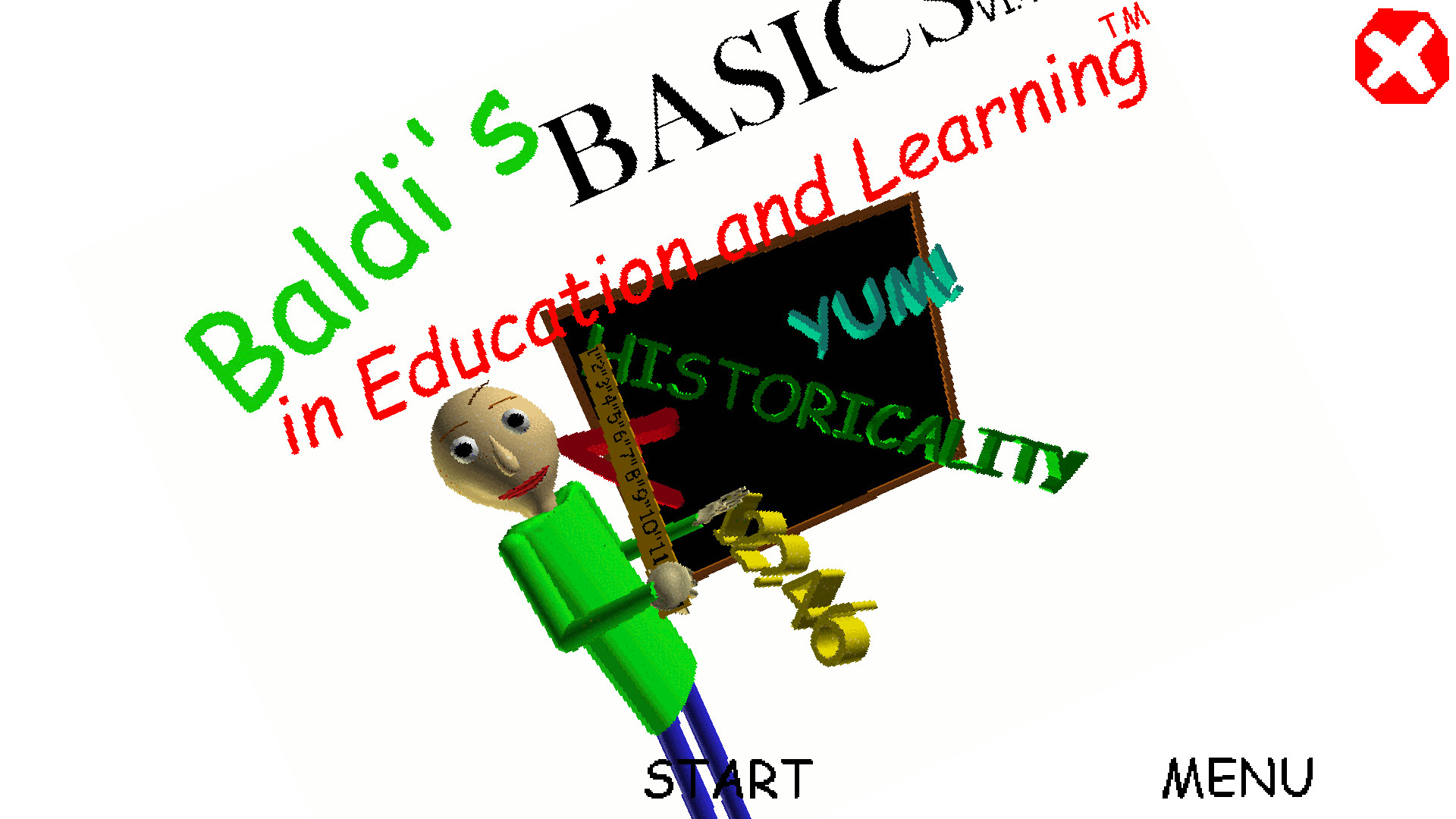 Oh no! Math takes over Baldi's school! [Joke Mod] [Baldi's Basics] [Mods]