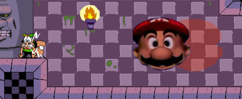 Mario Face Replaces Pizza Face