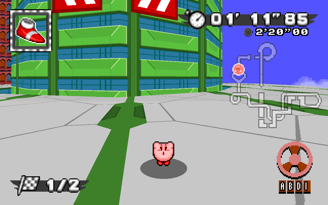 Kirby but he is only sprites [Sonic Robo Blast 2 Kart] [Mods]