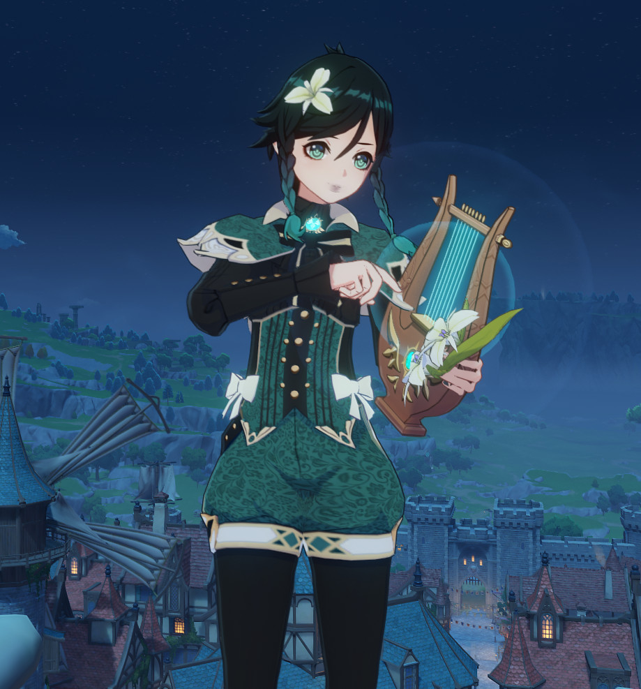 Goth Venti [Genshin Impact] [Mods]
