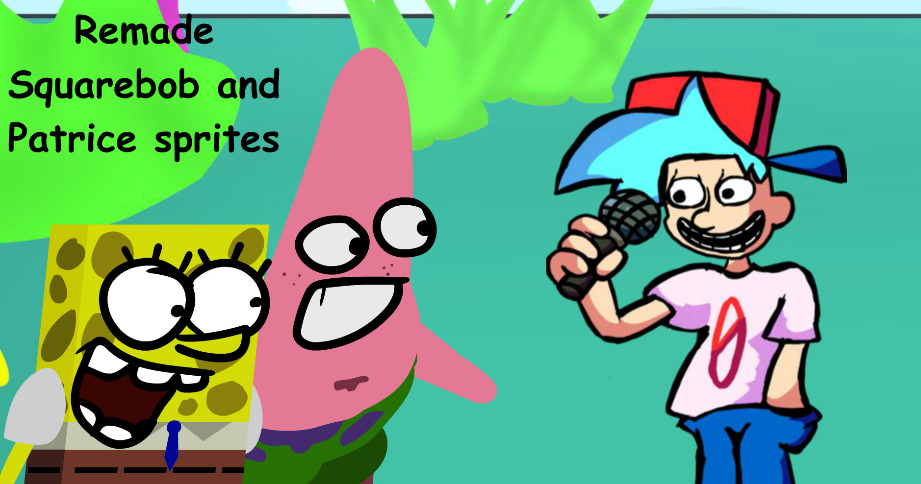 Squarebob and Patrice reskin -Spongebob Parodies