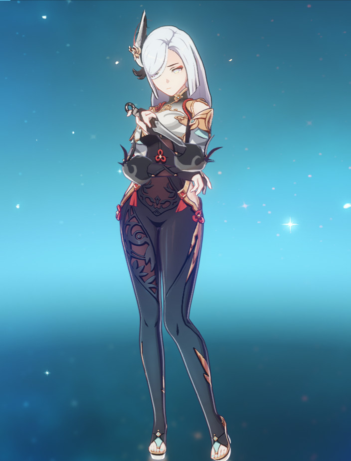 Shenhe As Rosaria