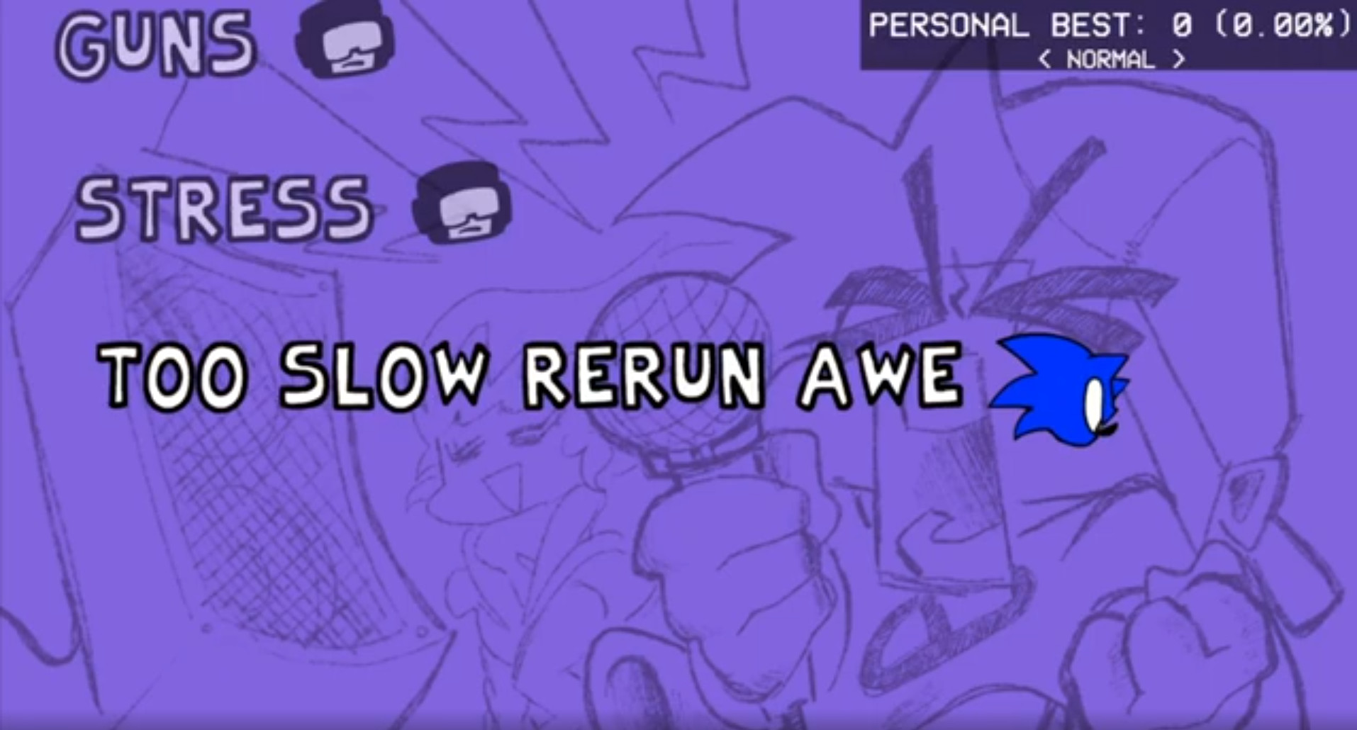 [sensitive Content] Too Slow Awes Remix Fanmade [friday Night Funkin