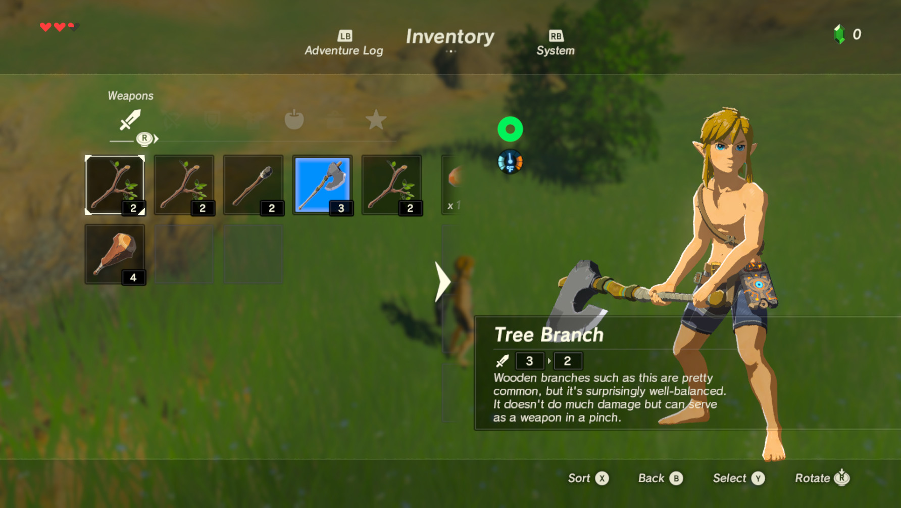 KB/M UI [The Legend of Zelda: Breath of the Wild (WiiU)] [Mods]