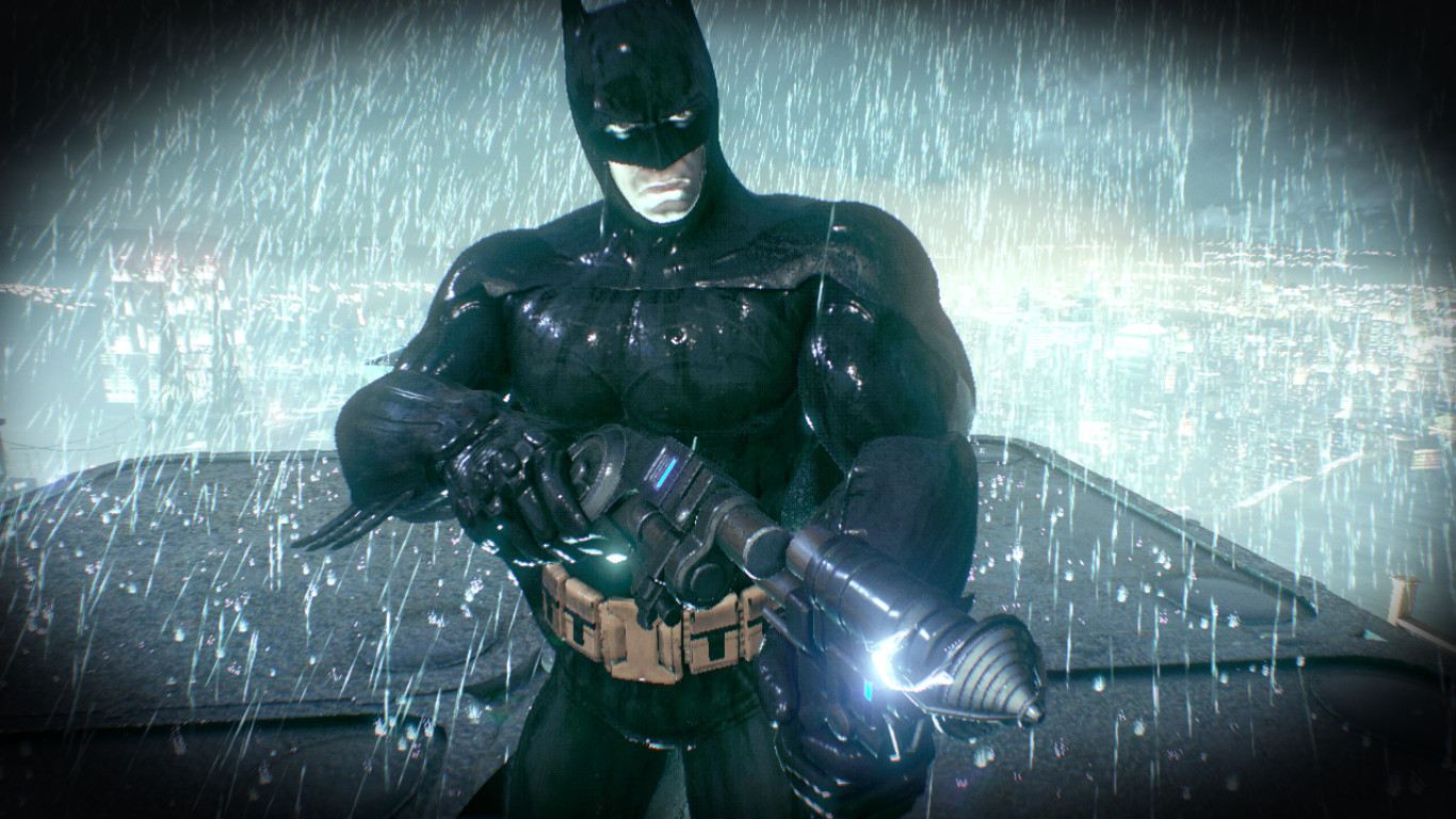 Animated Batman Begins skin mod for Arkham City by