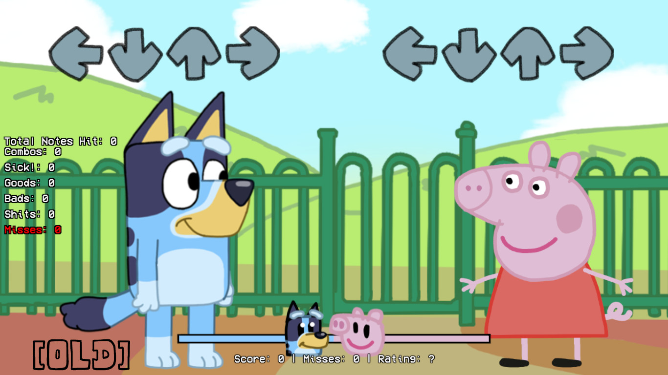 Bluey Vs Peppa Pig [BBpanzu Accurate] [Friday Night Funkin'] [Mods]