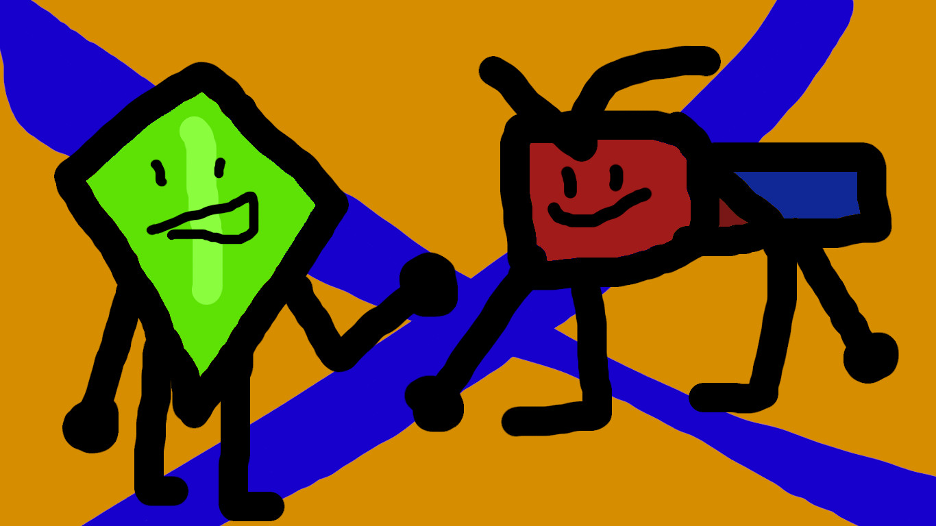 BFDI [ Wallpaper for your PC ]  Battle, Island wallpaper, Simple