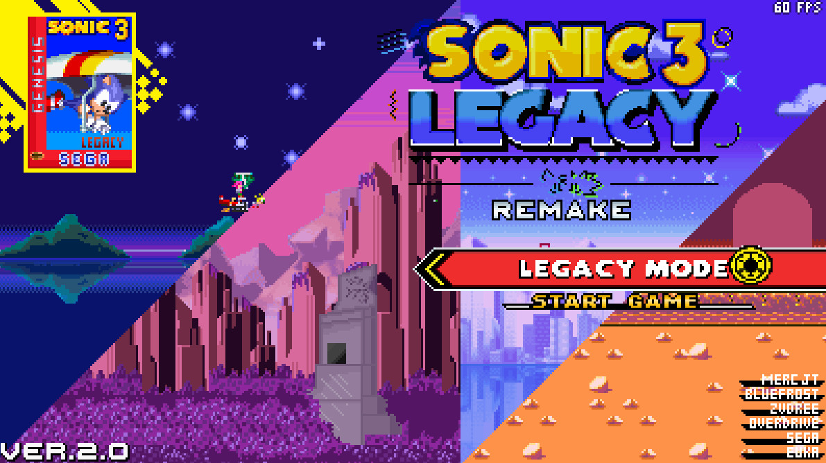 Sonic 3 Legacy Edition Remake [Sonic 3 A.I.R.] [Mods]