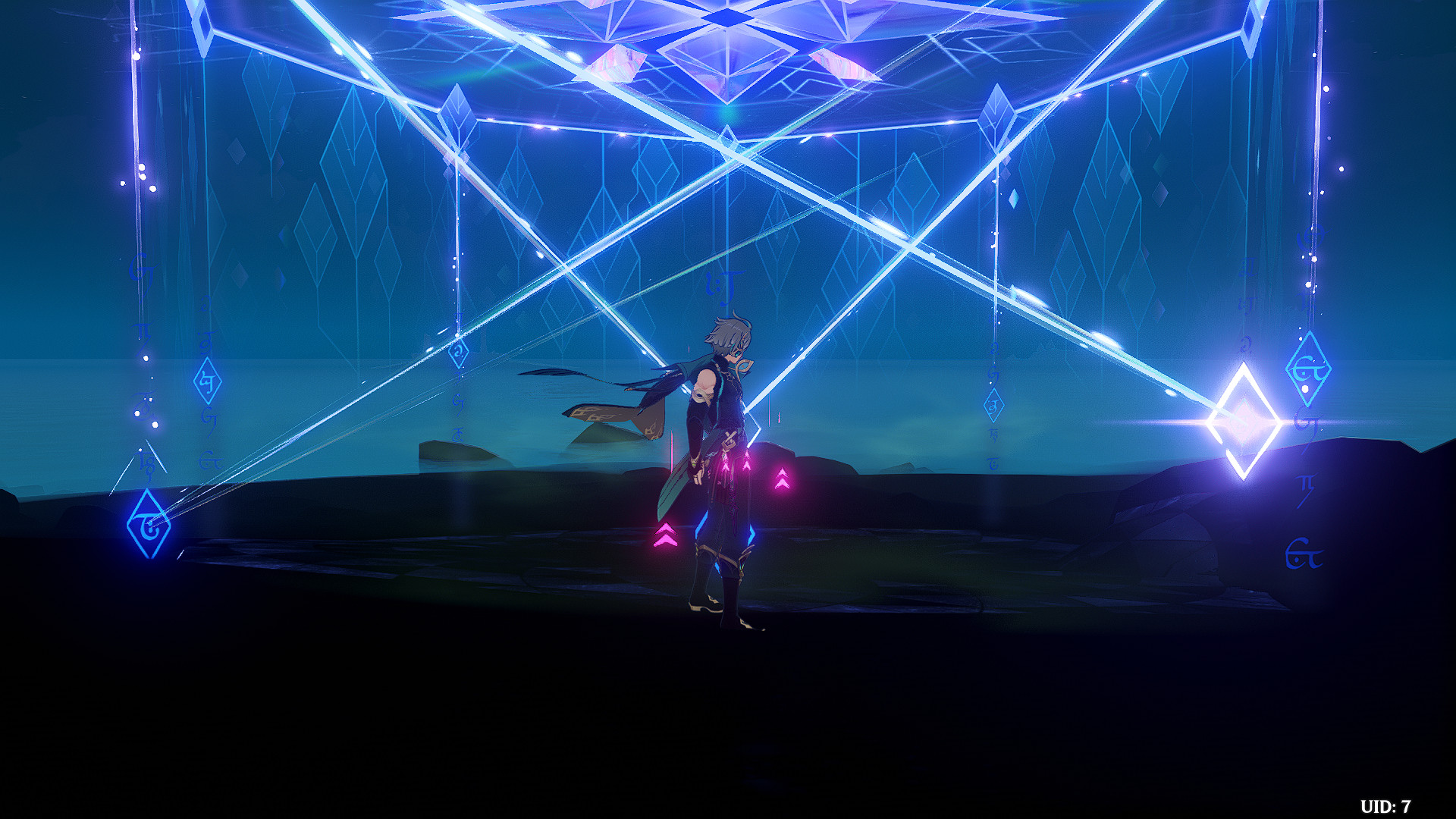 Alhaitham blue effect recolor