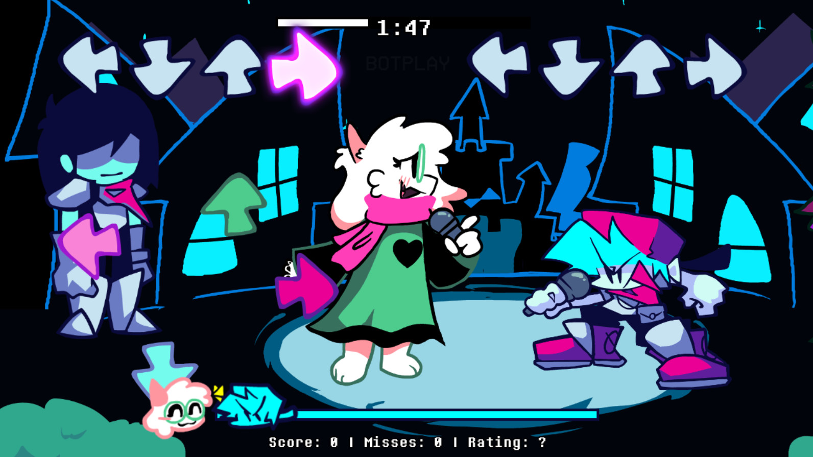 Fnf Ralsei DeltaFunk! Mod for Friday Night Funkin' | FNF Mods