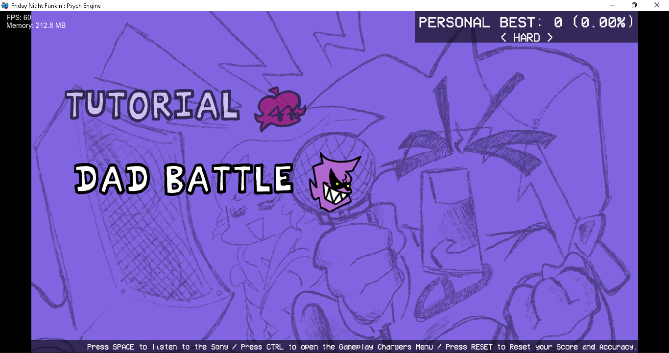 cool dadbattle/tutorial mod