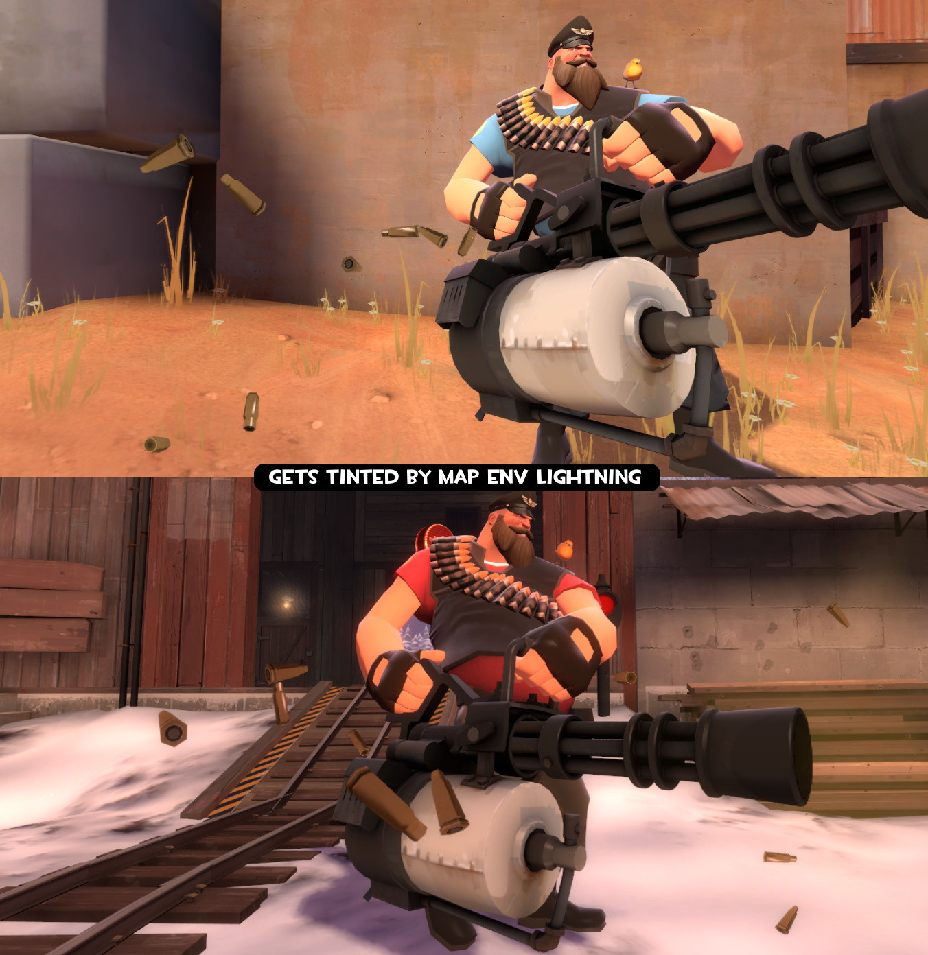 Minigun Casing Improvement [Team Fortress 2] [Mods]