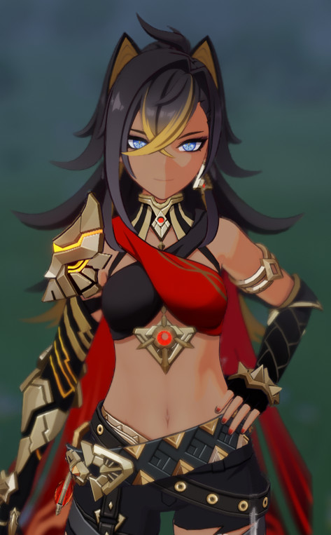 Dehya 40% Lighter/Darker Skin mods