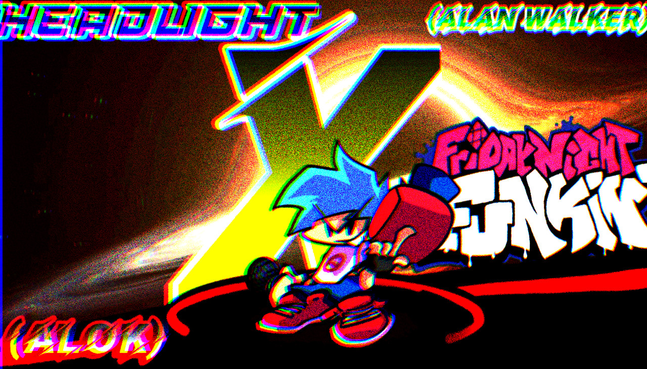 Friday Night Funkin:' X headlights | alok and alan