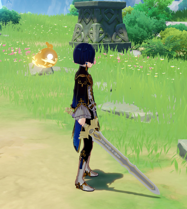 BotW Royal Broadsword Over Favonius Sword [Genshin Impact] [Mods]