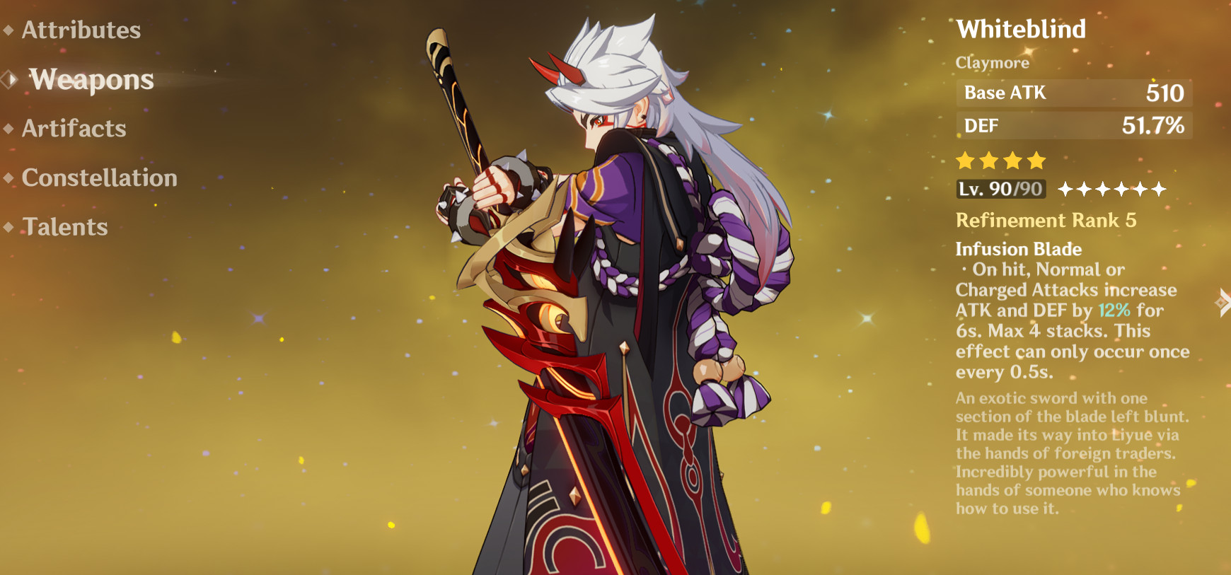 Redhorn Over Whiteblind! [Genshin Impact] [Mods]