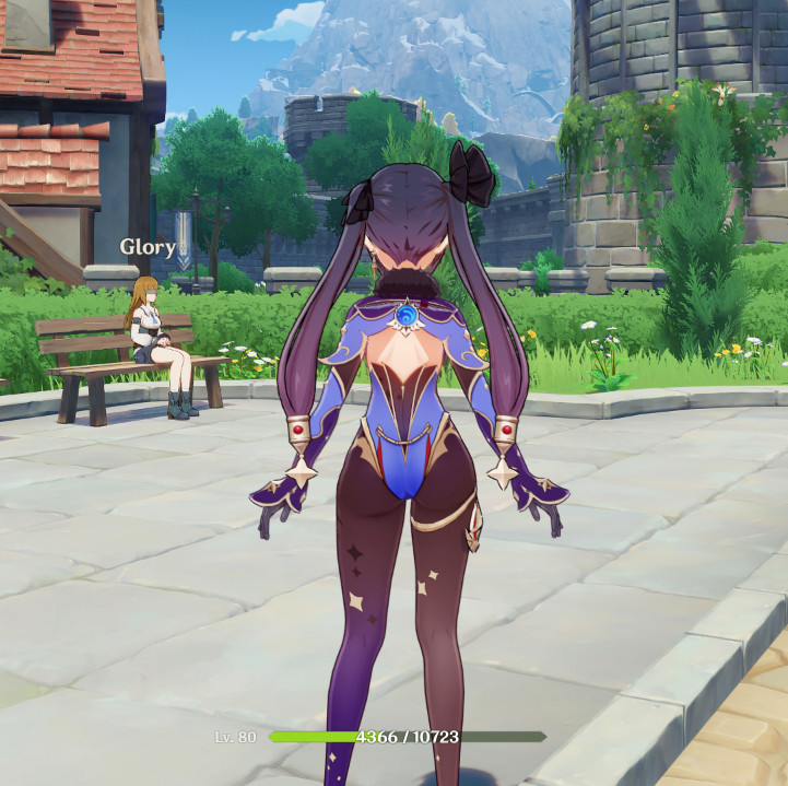 Mona Plus Slightly Thiccer No Cape No Hat Genshin Impact Mods 3863