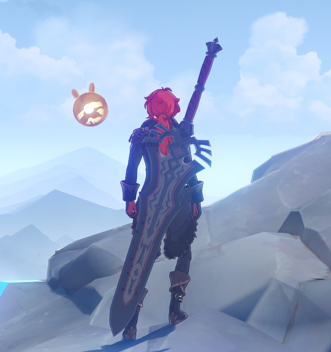 BotW Royal Guard's Claymore Over Sacrif Greatsword [Genshin Impact] [Mods]