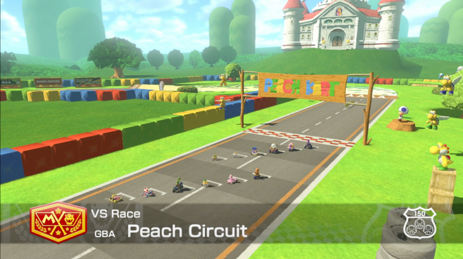 GBA-Peach circuit[Mario kart 8 Deluxe-CustomTrack] [Mario Kart 8