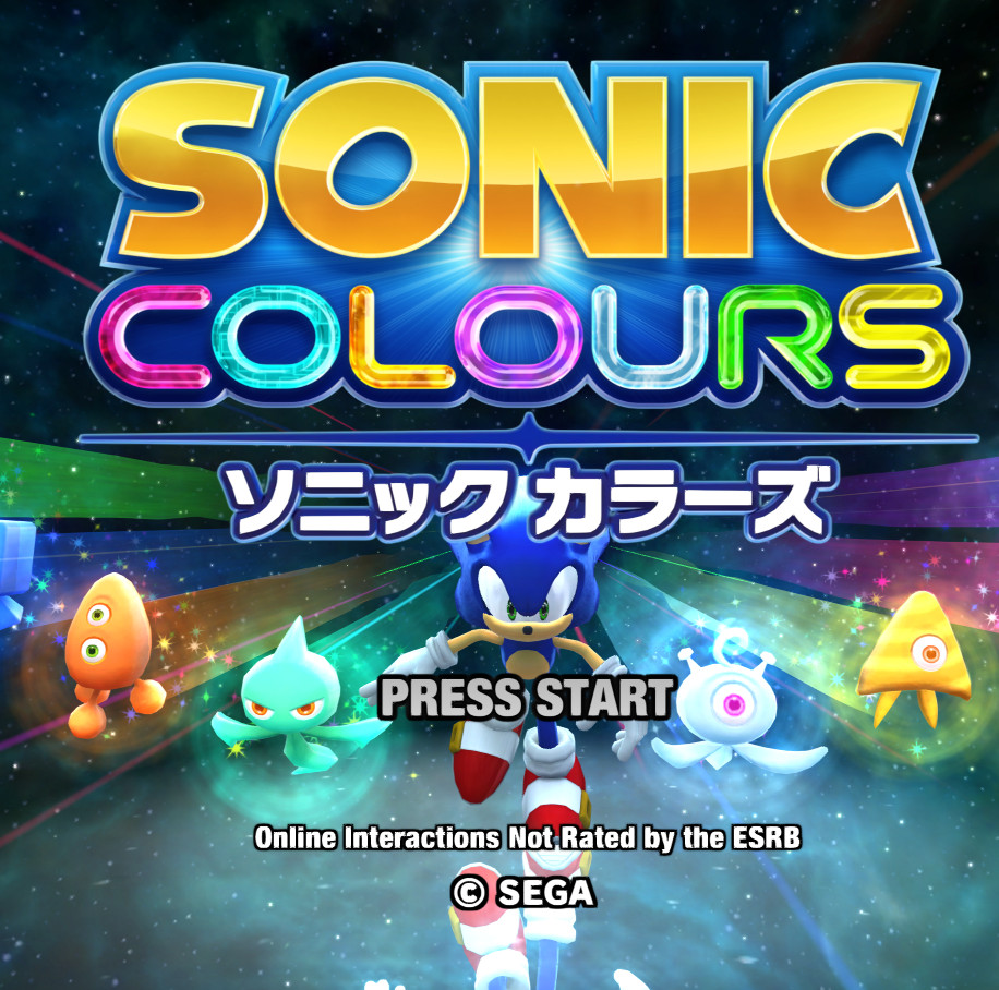 Sonic Colors Japanese Title Logos [Sonic Colors] [Mods]