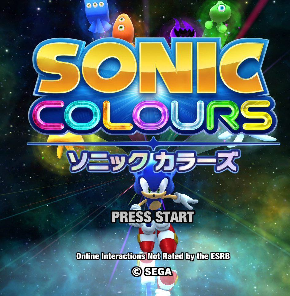 Sonic Colors Japanese Title Logos [Sonic Colors] [Mods]