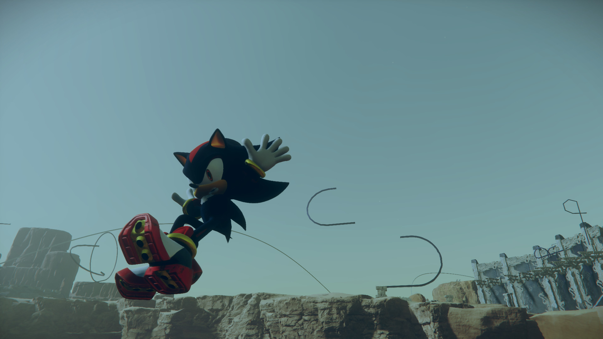 Midnight Luna's Definitive Shadow mod for Sonic Frontiers just