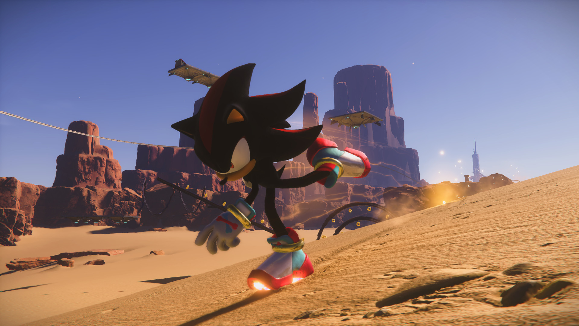 Midnight Luna's Definitive Shadow mod for Sonic Frontiers just