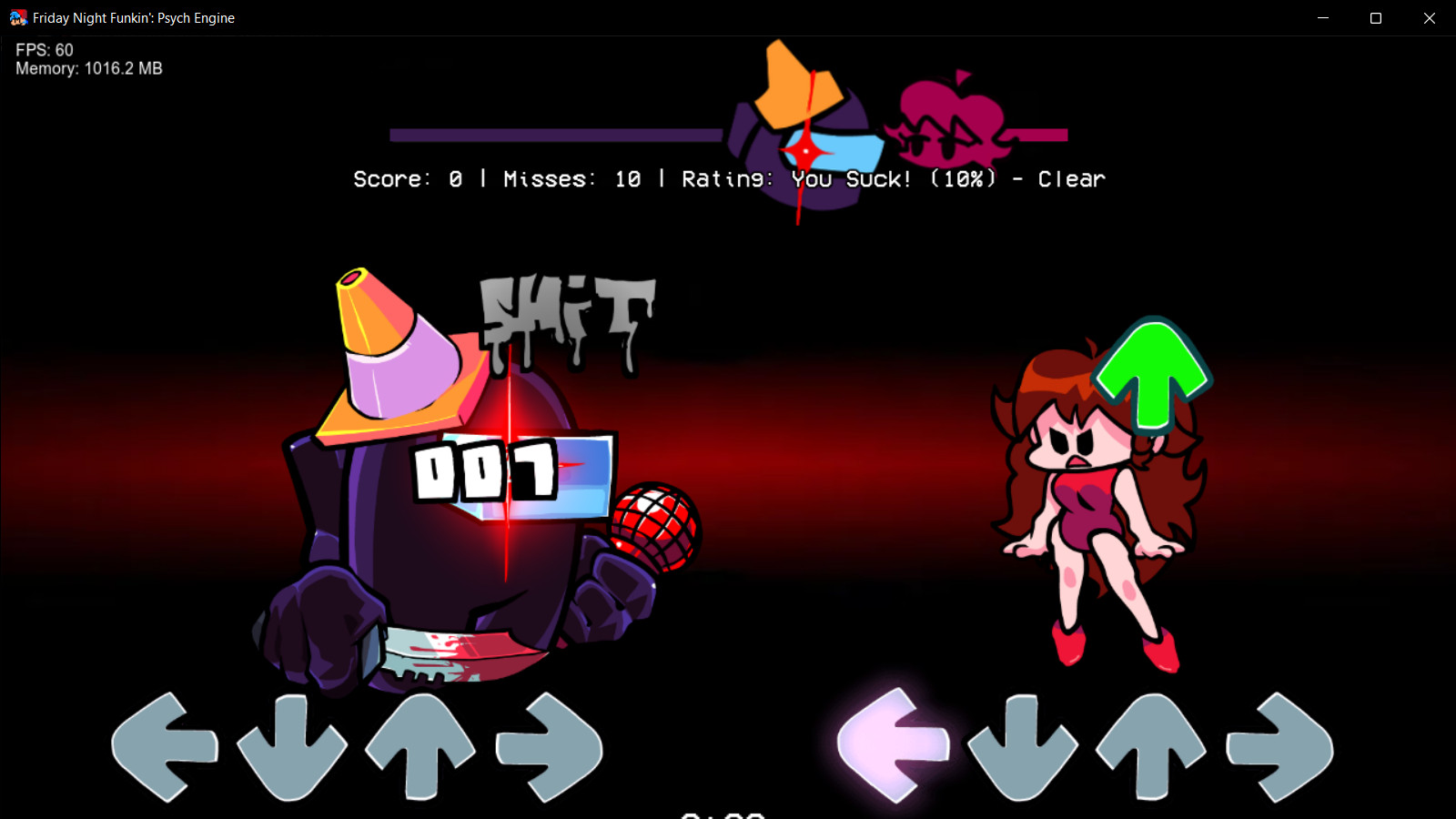 Defeat but GF sings it