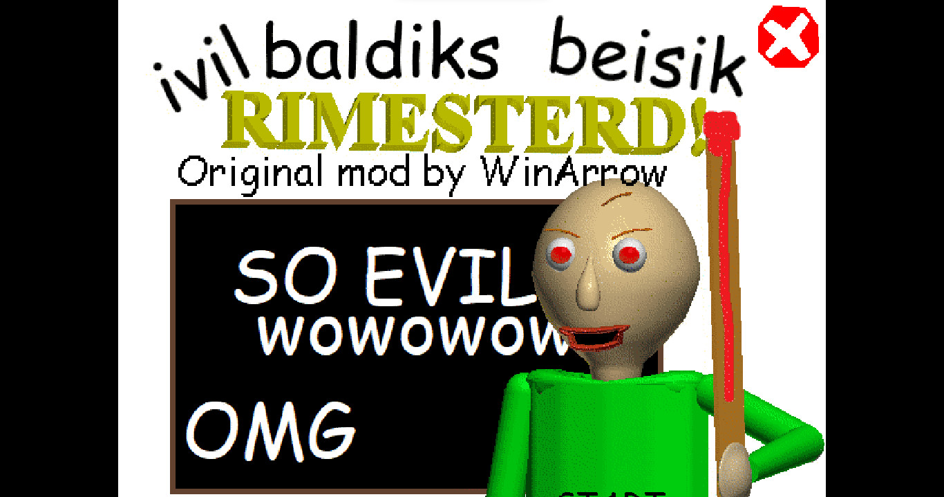 Evil Baldi's Basics 2 (Joke Mod) [Baldi's Basics] [Mods]