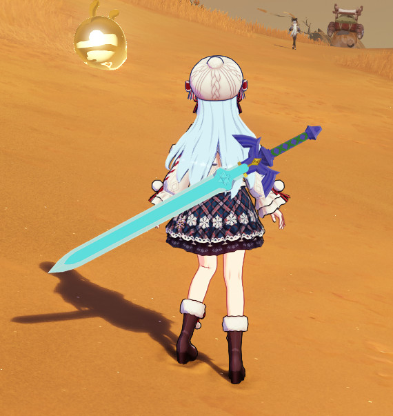 BotW Master Sword Over The Flute [Genshin Impact] [Mods]