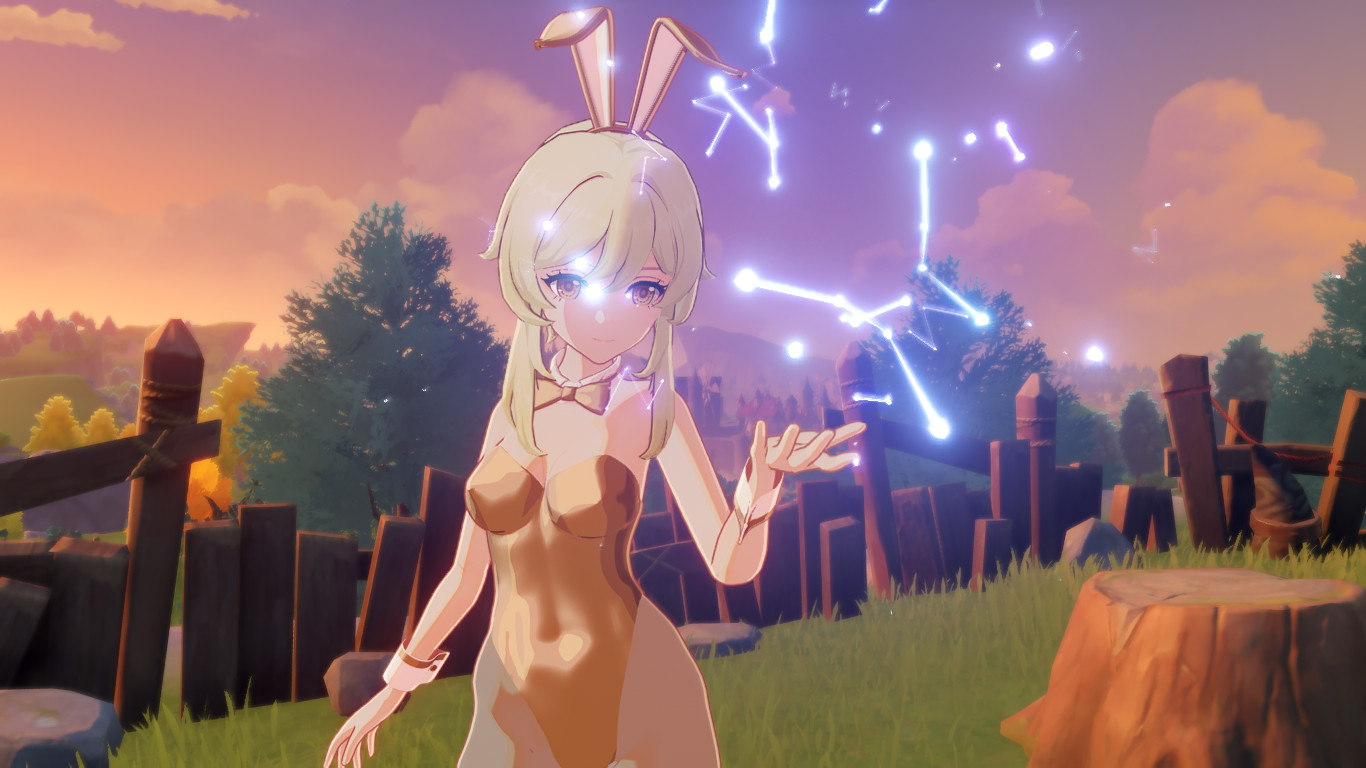 Golden Bunny Lumine - SFW Edition