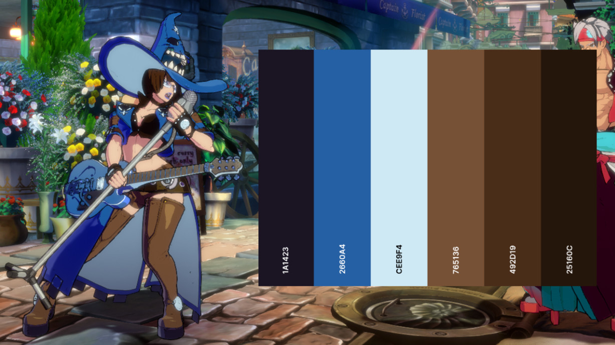 Guilty Color Chart Three Unique I-No Colors Mod for GUILTY GEAR -STRIVE- | GGST Mods