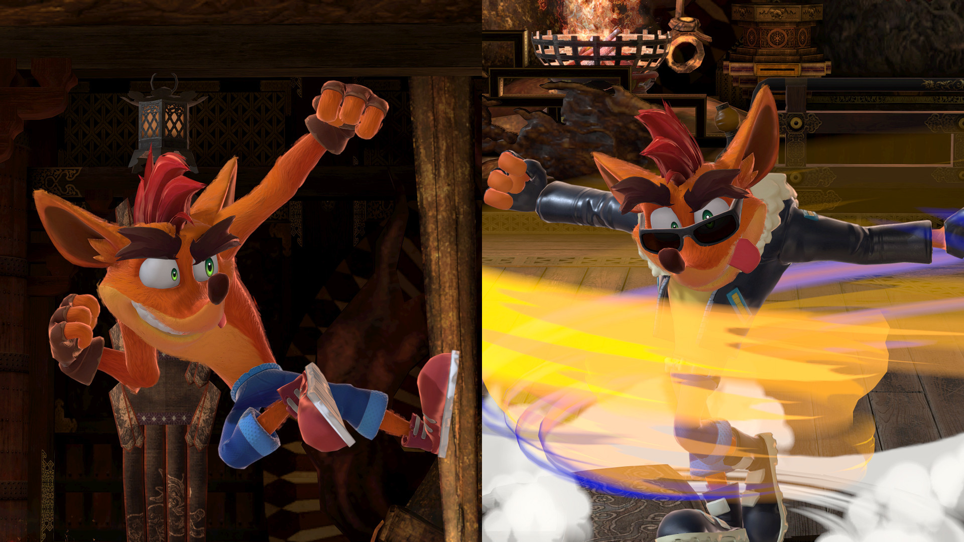 Crash Bandicoot The Huge Adventure XS Super Smash Bros Melee