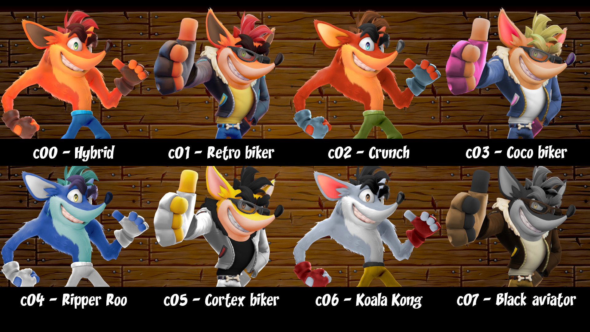 Crash Bandicoot Challenger Pack 11 concept (Smash Bros Ultimate